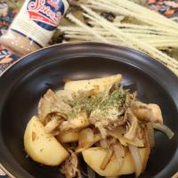 じゃがいもと舞茸のスパイシー炒め